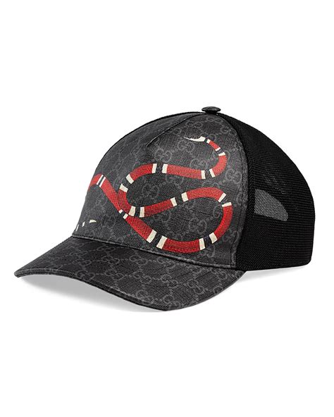 cap gucci black|gucci cap black snake.